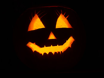 Holidays, Halloween, Dark Background, Face HD wallpaper