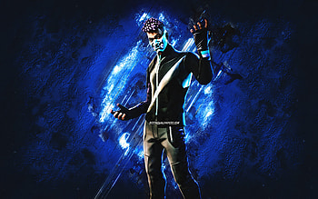 Fortnite Voyager Fade Skin, Fortnite, main characters, blue stone background, Voyager Fade, Fortnite skins, Voyager Fade Skin, Voyager Fade Fortnite, Fortnite characters HD wallpaper
