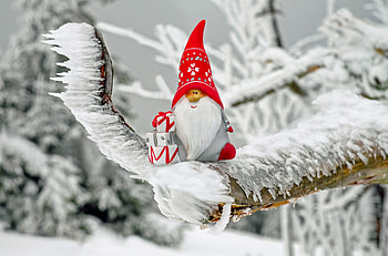 Holidays, Santa Claus, Snow, Christmas, Frost, Hoarfrost HD wallpaper