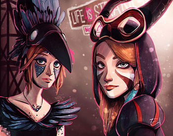 Life Is Strange Ariel And Prospera, life-is-strange, games, pc-games, ps-games, xbox-games, artwork, artist, digital-art, fantasy-girls HD wallpaper