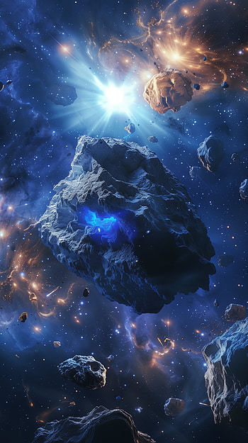 Cosmic Meteorite Voyage - Space, space HD phone wallpaper