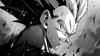 Serious Vegeta Manga Style, Vegeta (Dragon Ball), manga, Anime, Dragon Ball Z, dark anime HD wallpaper