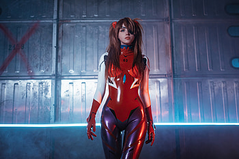 Cosplay Of Neon Genesis Evangelion Asuka Langley , neon-genesis-evangelion, asuka-langley-soryu, anime-girl, anime, cosplay, shirogane-sama HD wallpaper