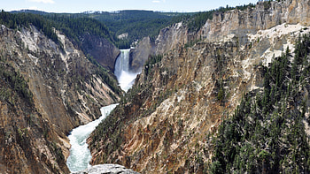 Artists Point Yellow Stone, Yellowstone, Artist Point, , Phil Brown HD wallpaper