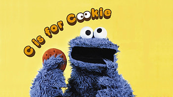 Cute Cookie Monster, Adorable , Playful backgrounds, Irresistible charm HD wallpaper