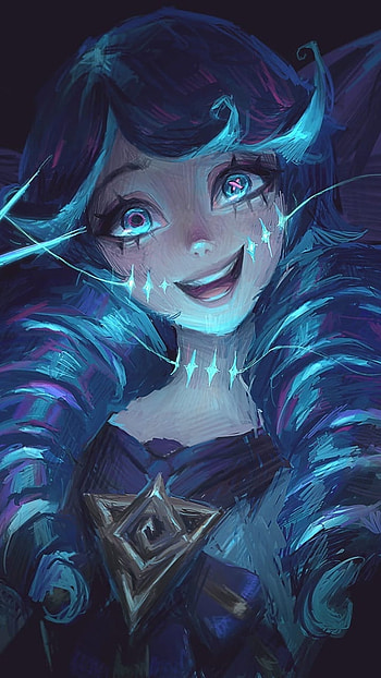Gwen: Midnight Stitch / Lunar Gwen / LoL Gwen Art / Starthread Gwen, video game, League Of Legends HD phone wallpaper