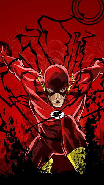 DC Flash illustration, for you HD phone wallpaper