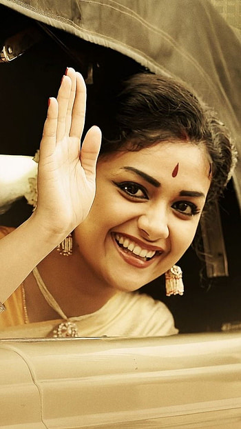 Nadigair thilakam, keerthi suresh HD phone wallpaper