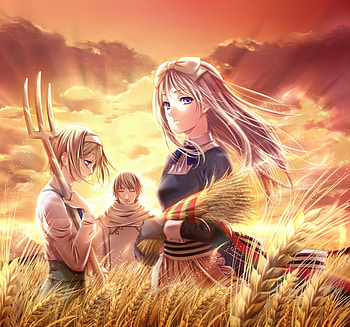 Good Times and Hard Times are Ahead But the Light Still Shines, crops, boy, strong, girls, beautiful, girl, sun HD wallpaper