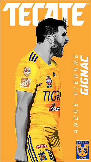 Tigres UANL, gignac, andre pierre gignac, incomparables, la u, Auriazules HD phone wallpaper