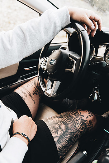 Subaru, Cars, Car, Machine, Tattoo, Human, Person, Steering Wheel, Rudder, Salon HD phone wallpaper