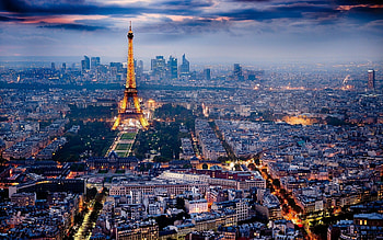Champ de Mars, Eiffel Tower HD wallpaper