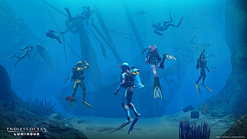 Endless Ocean HD wallpaper
