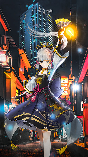 Ayaka, Anime, Cryo, Genshin impact, Gaming, Genshin HD phone wallpaper