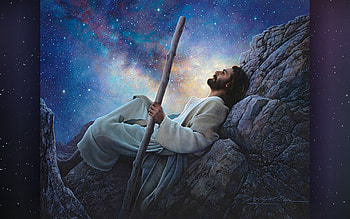 Jesus - Creator of Universe, Christ, painting, Jesus, Creator, Greg Olson, Universe HD wallpaper