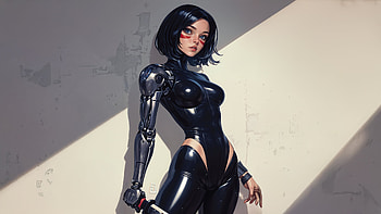 Alita Reborn The Cyborg Warrior, alita-battle-angel, movies, artwork, artist, ai HD wallpaper