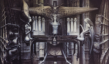 hr giger illustration Background | 21527 HD wallpaper