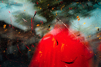 Abstract, Blur, Smooth, Paint, Glass, Stains, Spots HD wallpaper