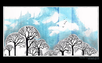 Blue Skies , skies HD wallpaper