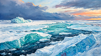 Stunning Sea Ice: A Ultra Experience, sea ice, ocean, landscape HD wallpaper