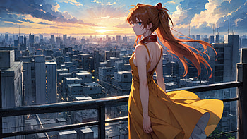 Asuka Langley Soryu Aura, neon-genesis-evangelion, asuka-langley-soryu, anime-girl, anime, artist, artwork, digital-art, deviantart HD wallpaper