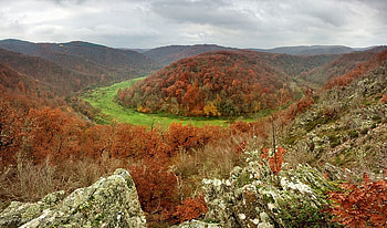 Veleka menders, graphy, fall, bulgaria, autumn, mountain HD wallpaper
