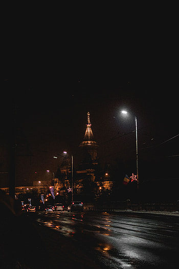 Cities, Night, Movement, Traffic, Night City, City Lights, Street HD phone wallpaper