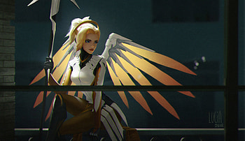 Mercy Overwatch Game Art , mercy-overwatch, overwatch, games, xbox-games, ps-games, pc-games, artstation HD wallpaper