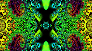 Trippy Psychedelic Fractal, trippy, psychedelic, aesthetic, pattern, Abstract, fractal HD wallpaper