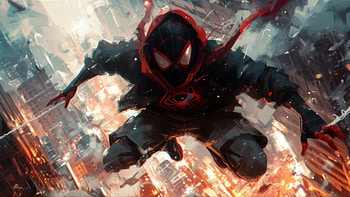 Spider-Man: Into The Spider-Verse Ultra - Dynamic Webs in Action, Spider-Man: Into The Spider-Verse HD wallpaper