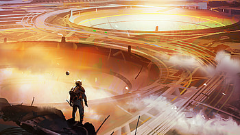 Devastated Ground , artist, artwork, digital-art, artstation HD wallpaper