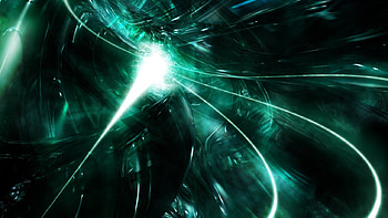 abstract, black, green, white HD wallpaper