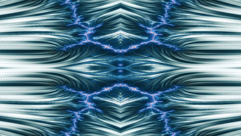 Trippy Psychedelic Fractal, trippy, psychedelic, aesthetic, blue, Abstract, fractal, abstract blue HD wallpaper
