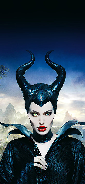 Angelina Jolie, Maleficent Poster, Disney Face, Dark Fairy HD phone wallpaper