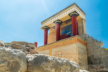 Knossos Palace, Ruins of Crete, Greek exploration, Cultural heritage HD wallpaper