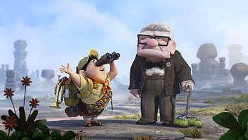 Russell and Carl, Up HD wallpaper