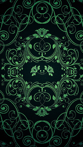 Black And Green, Design Pattern HD phone wallpaper