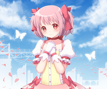 Madoka Kaname, Madoka Kaname, Anime, Puella Magi Madoka Magica HD wallpaper