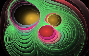 Abstract, Circles, Multicolored, Motley, Form, Forms, Dimensions (Edit), Dimension HD wallpaper