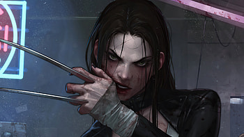X23 Wolverine With Claws, wolverine, x23, superheroes, artist, artwork, digital-art, artstation HD wallpaper