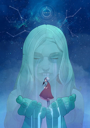 Gris, sky, electric blue HD phone wallpaper