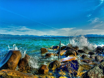 splashy blue, blue, splashy HD wallpaper