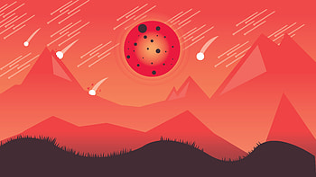Blood Moon Night, moon, artist, artwork, digital-art HD wallpaper