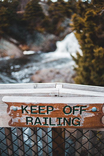 Words, Wood, Wooden, Inscription, Nameplate, Plate, Warning HD phone wallpaper