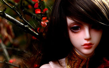 ANIME GIRL, eyes, girl, look, hair HD wallpaper