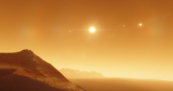 Desert Wasteland Planet, Desert, Space, Astronomy, Planet HD wallpaper