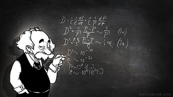 Albert Einstein Cartoon (3405) Full Size . HD wallpaper