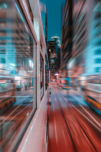 City, Miscellanea, Miscellaneous, Movement, Traffic, Blur, Smooth, Street HD phone wallpaper