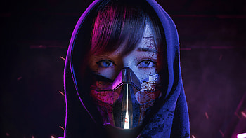 Angelic Hunter , blue-eyes, artist, artwork, digital-art, behance HD wallpaper