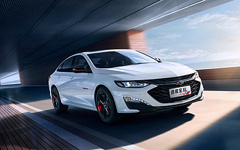 Chevrolet Malibu XL Redline, highway, 2021 cars, motion blur, CN-spec, luxury cars, Black Chevrolet Malibu, 2021 Chevrolet Malibu, american cars, Chevrolet HD wallpaper